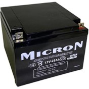 Resim Micron 12v 28 Ah Kuru Bakımsız Akü 