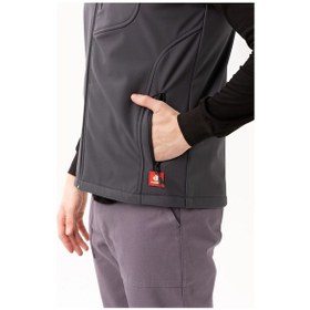 Resim Salina Outdoor Erkek Yelek Günlük Giyim İçin Konforlu Ve Cepli Tasarım Füme 