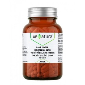 Resim Venatura L-Arjinin, Koenzim Q10 ve Bitkisel Ekstreler 60 Tablet 