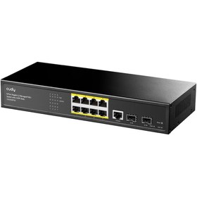 Resim Cudy GS2008PS2 1Consol,2Gigabit Combo,8 Port L2 Yönetilebilir Gigabit Switch Siyah 
