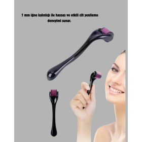 Resim Belle Fusion Mey Ithalat® Dermaroller + Siyah Nokta Temizleyici Setı 