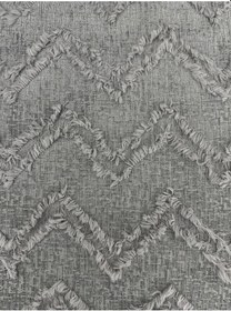 Resim Mza Sakallı Jakar Koltuk Örtüsü Sakallı Kayma Yapmaz Gri 