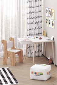 Resim MİRACLE 3D Çocuk Oyun Etkinlik Çalışma Masası Ve Sandalye, Aktivite Masası 