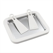 Resim Empoorlium Dondurma Yapma Makinesi Tava 2 Kazıyıcı ile Dıy Yoğurt Dondurma Yapma Makinesi Plaka Çok Fonksiyonlu Soğuk Tatlı Kızarmış Yemek Tabağı (Yurt Dışından) 