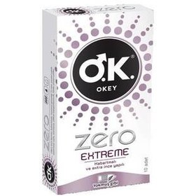 Resim Okey Zero Extreme Prezervatif 10 Adet 