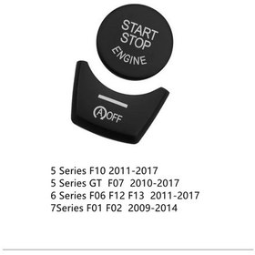 Resim Bmw 6 Serisi Start Stop Tuş Yenileme Siyah 2011-2017 