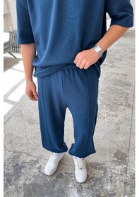 Resim İndigo Cozy Premium Çımalı Paça Lastik Eşofman İndigo 