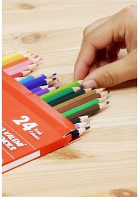 Resim Kuru Boya Kalemi 12 Renk Karton Kutu 1 Paket Pritt 12 Li Kuruboya Tam Boy Renkli Kalem Kaliteli Yumuşak Uçlu Canlı Renk Çok Renkli 