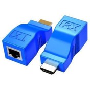 Resim HDMI Extender 4K 3D RJ45 Cat6 ile 30M HDMI Uzatıcı Stoktan Aynı Gün Kargo