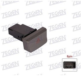 Resim Flasor Anahtarı 8 Pın Hyundaı Accent 2000-2002 Zegen 