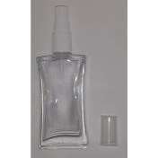 Resim D&B Parfüm Şişesi 50 ml (5 Adet) (TEKRAR DOLDURULABİLİR) Şeffaf Kapaklı Içbükey Boş Şişe 