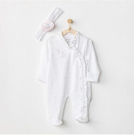 Resim Andywawa Beyaz Bebek Tulum Takım - Andywawa - Beyaz - 6-9 Ay - Ac24653-beyaz-6-9 Ay Beyaz 