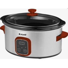 Resim Arçelik K 1293 Gurme Slow Cooker Buharlı Pişirici 