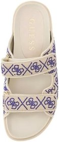 Resim Guess Fadeliza 4G Taş Logolu Cırt Cırtlı Terlik FLJFDZFAB19 Bayan TERLİK FLJFDZ FAB19 CREAM 