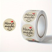 Resim 500 adet/1 Rulo El Yapımı Etiketler, El Sanatları için Paket Sızdırmazlık Etiketi, Kutu Sızdırmazlık Etiketi, İşletme Ürün Paketleme Sızdırmazlık Etiketleri, Hediye Kutu Dekorasyon Çantası Paketleme Etiketi, Sızdırmazlık Decal'ları, Parti Hediyeleri, Doğum Günü Dekoru, Parti Hediye Dekoru 