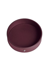 Resim Montblanc Cassis Derisi Büyük Boy Yuvarlak Masa Tepsisi 134682 Bordo 