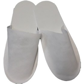 Resim Tek Kullanımlık Tela Overlok Otel Terliği 100 Adet 