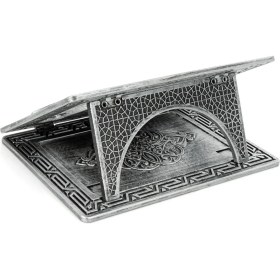 Resim Tavil Kamer Iki Kademeli Masaüstü Rahle - Gümüş Eskitme 