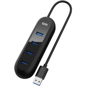 Resim DM CHB036 USB 3.0 4 Portlu Hub Çoklayıcı Siyah 