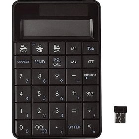 Resim Sunsky MC-56AG 2 1 2.4g Usbli Kablosuz Numerik Klavye - Siyah (Yurt Dışından) 
