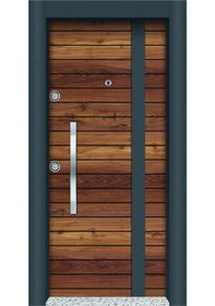Resim MONO ÇELİK KAPI MN-1107 SAĞ Daire Giriş Kapısı, Çelik Kapı 