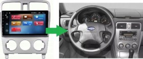 Resim Subaru Forester Android Multimedya Sistemi 6-128 Myway 2003-2008 10" 
