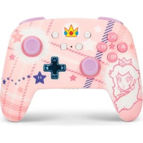 Resim PowerA Nintendo Switch Kablosuz Pro Controller Princess Peach Edition Lisanslı 