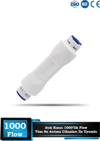 Resim Sumarkt Su Arıtma Cihazları Için Atık Kısıcı Flow 1000 