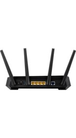 Resim Asus ROG STRIX GS-AX5400 WIFI6 Dual Band Gaming Extendable Router-Aura RGB-Mobile Gaming Mod-Gaming Port-4G 5G Mobile Tethering-AiProtection 