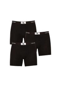 Resim Calvin Klein Calvın Kleın Erkek 3 Lü Boxer Nb3529a-ub1 Siyah 