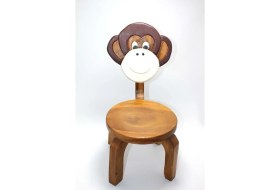 Resim Hayvan Figürlü Çocuk Sandalyesi 54*28 cm 
