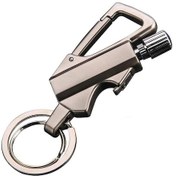 Resim Kalıcı Metal Çakmak, Anahtarlık Çakmak Dış Mekan, Çakmak Taşı Metal Kibrit Ateş Başlatıcı Kerozene Yeniden Doldurulabilir Acil Durum Hayatta Kalma Eşyası Siyah 