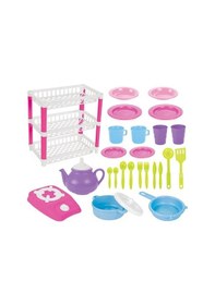 Resim Pilsan 03-337 Hamarat Mutfak Seti 3 Katlı Eğitici Oyuncak 