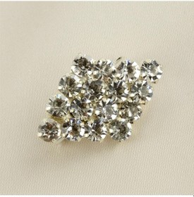 Resim Gld-spt- Zikzak Taşlı Broş-gümüş Rengi Çok Renkli 55238017 