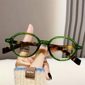 Resim Y2K Retro Leopar Desen Kare Çerçeve Gözlük - Serin Unisex PC Çerçeve ve Lens, TV/Mobil Telefon için Anti-Mavi Işık, Unisex Parti Aksesuarları, Güç Gerektirmez, Retro Gözlükler 