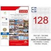 Resim Tanex Tw-2096 43.2X8.5MMx100Ad. Lazer Yazıcı Etiketi 