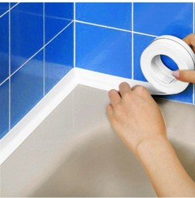 Resim Banyo Duşakabin Küvet Mutfak Lavabo Tezgah Sızdırmaz Su Geçirmez Kenar Bandı 38 MM x 3.2 M 