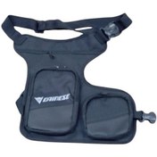 Resim Bacak Çantası Siyah Kırmızı 