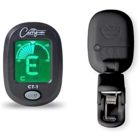 Resim AyrStore Carry on CT 1 kromatik akort cihazı, gitar, bas, ukulele C için, döner LCD ekranlı, siyah 