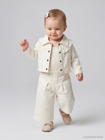 Resim Pierre Cardin Düz 6-18 Ay Pantolon - Ekru - Ekru / 18-24 Ay 