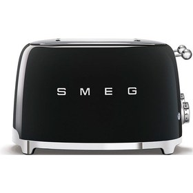 Resim Smeg TSF03 4 Dilim Ekmek Kızartma Makinesi Siyah 
