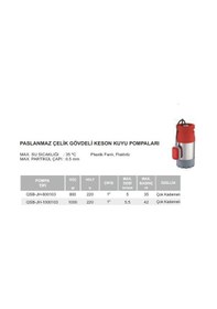 Resim Venedik Pro Qsb-jh-800103 - 800w 220v Keson Kuyu Dalgıç Pompa 