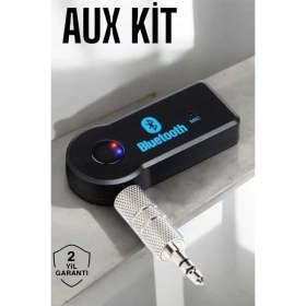 Resim Bluetooth Araç Kiti Bt 350 Aux Çıkışlı Tüm Araçlara Uyumlu 