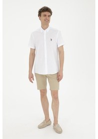 Resim U.s. Polo Assn. Erkek Açık Haki Şort / Bermuda 50283928-vr183 Açık Haki 