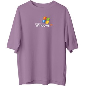 Resim Windows XP - Oversize T-Shirt - XL / Mor 