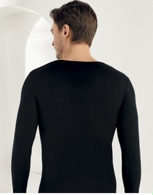 Resim Şahinler Uzun Kollu Likralı Süprem Atlet Siyah ME071 Siyah 