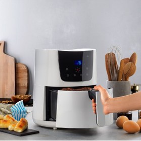Resim Schafer Thermochef Dijital Airfryer/sıcak Hava Fritözü-siyah 