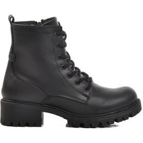 Resim Siyah Floter İçi Polarlı Kadın Bot 23008 Z Siyah Floter Siyah 