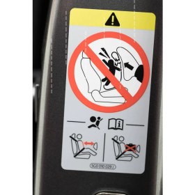 Resim TSC 3 Adet Araba Airbag Hava Yastığı Sticker Uyarı Etiketi 