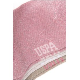 Resim U.S. Polo Assn. U.s. Polo Assn. Kız Çocuk Çorap Patik 50318081-vr104 Koyu Frambuaz/dark Raspberry 